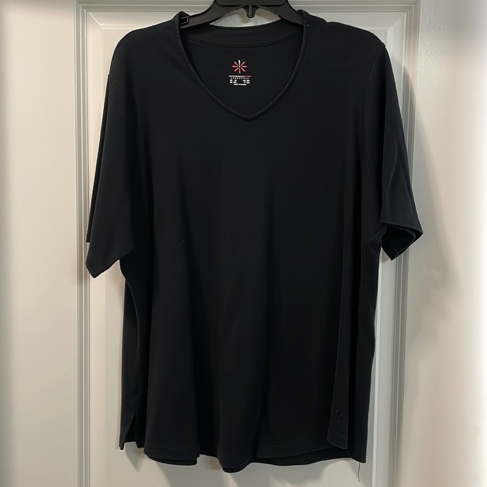 NWOT IsaacMizrah Black Shirt 2X